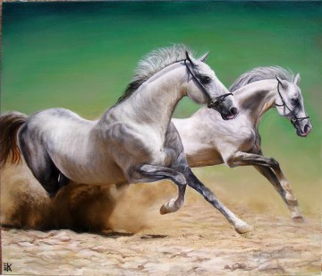 馬 Painting - am030D 動物競走馬